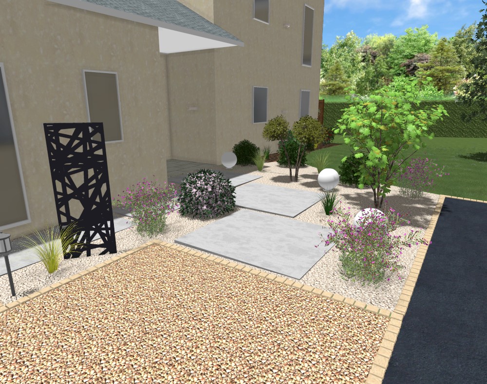 Amenagement extérieur 2000 m2 proche du Lion d'Angers