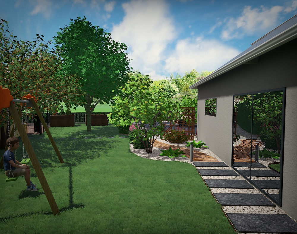 conception 3d jardin segre