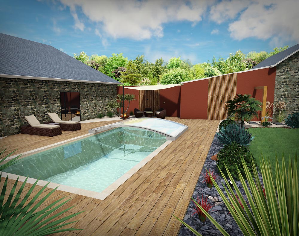 conception piscine amenagement abords lion d'angers après