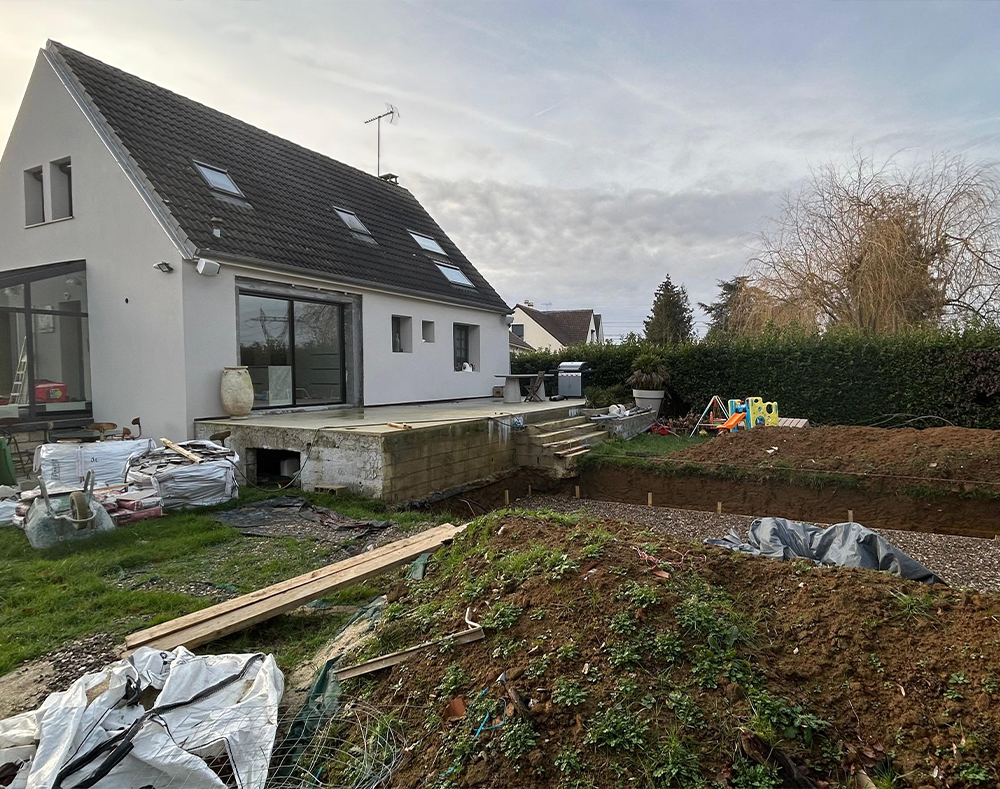 Conception jardin 3D près de Paris