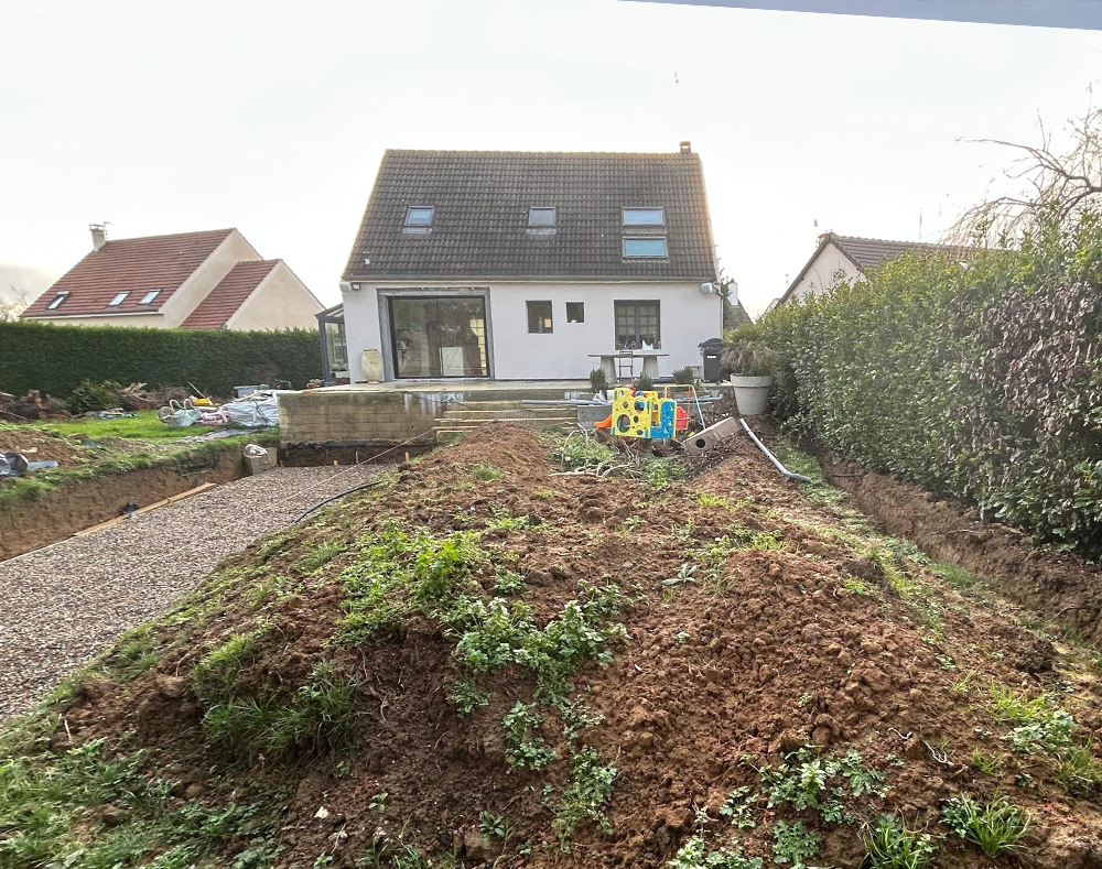 Conception jardin 3D près de Paris