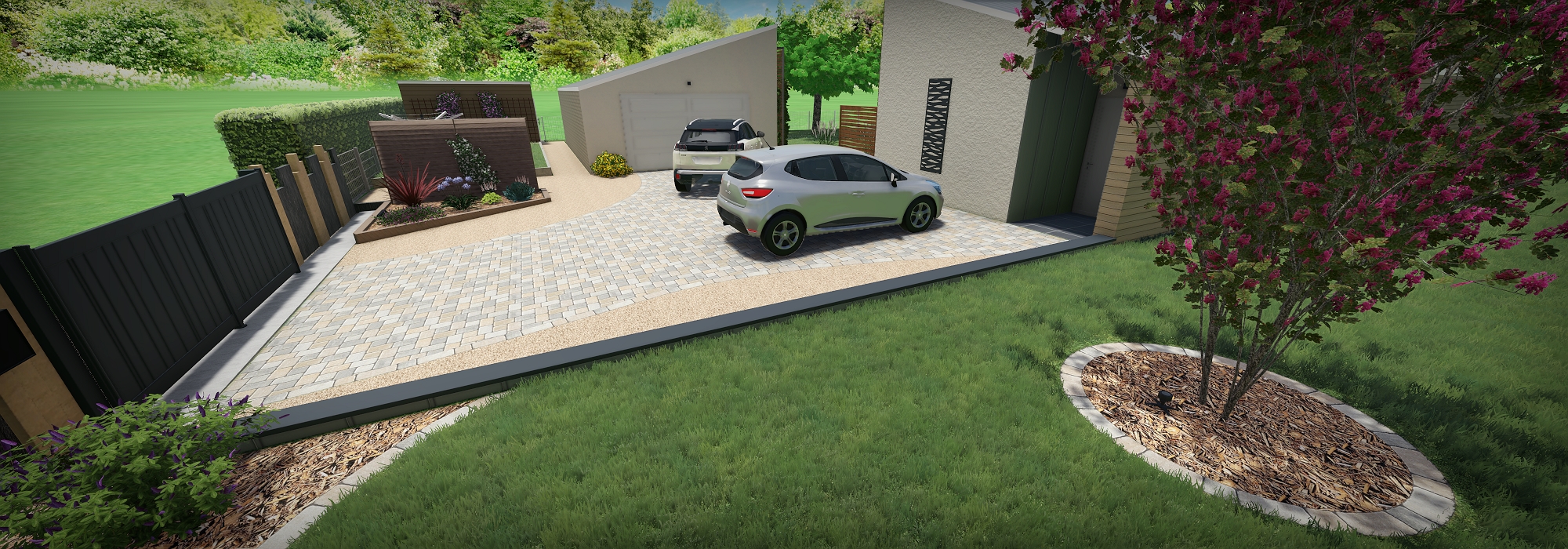 Conception d un jardin en 3d thorigne d anjou