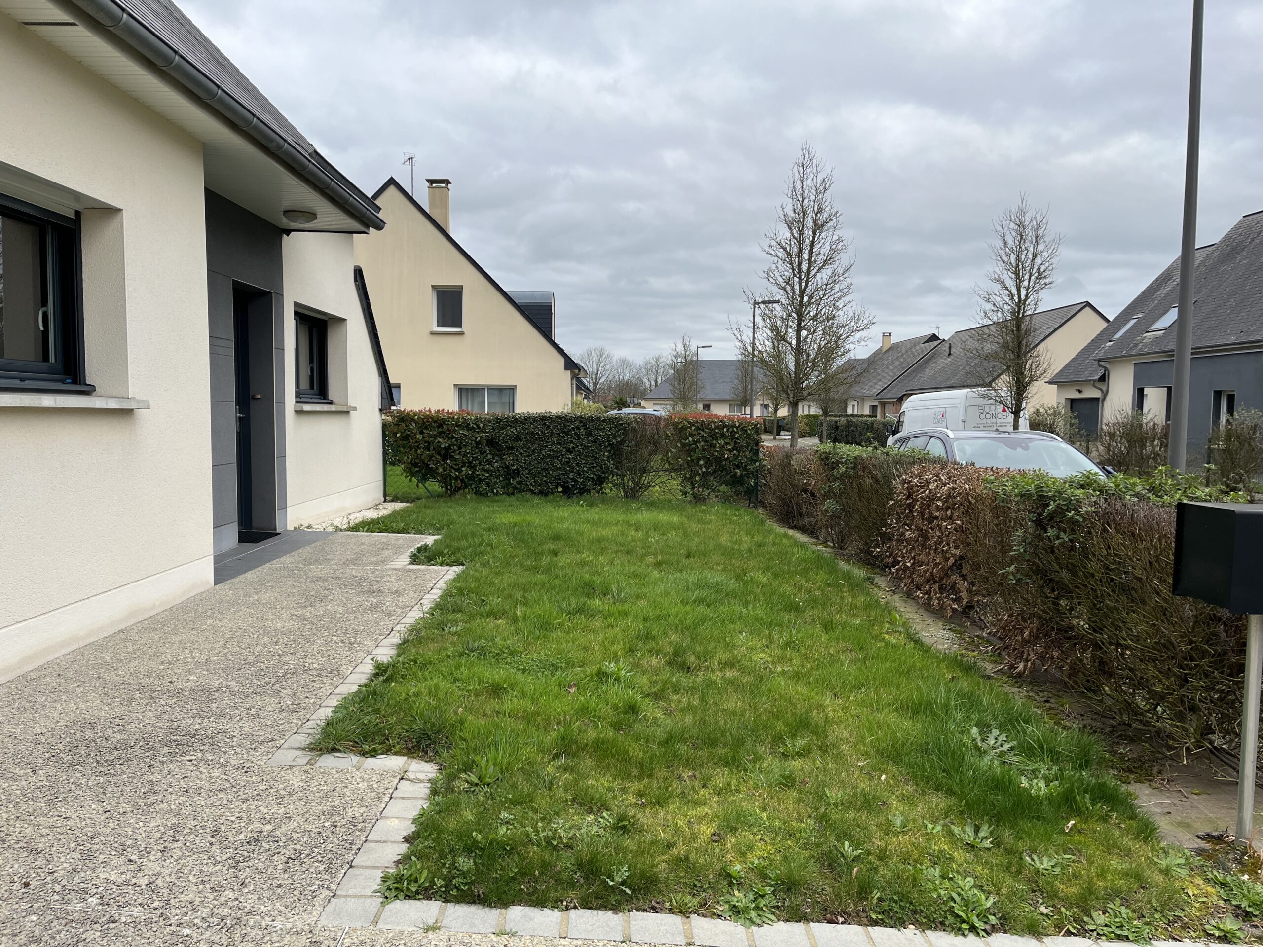 Aménagement extérieur à L'Huisserie