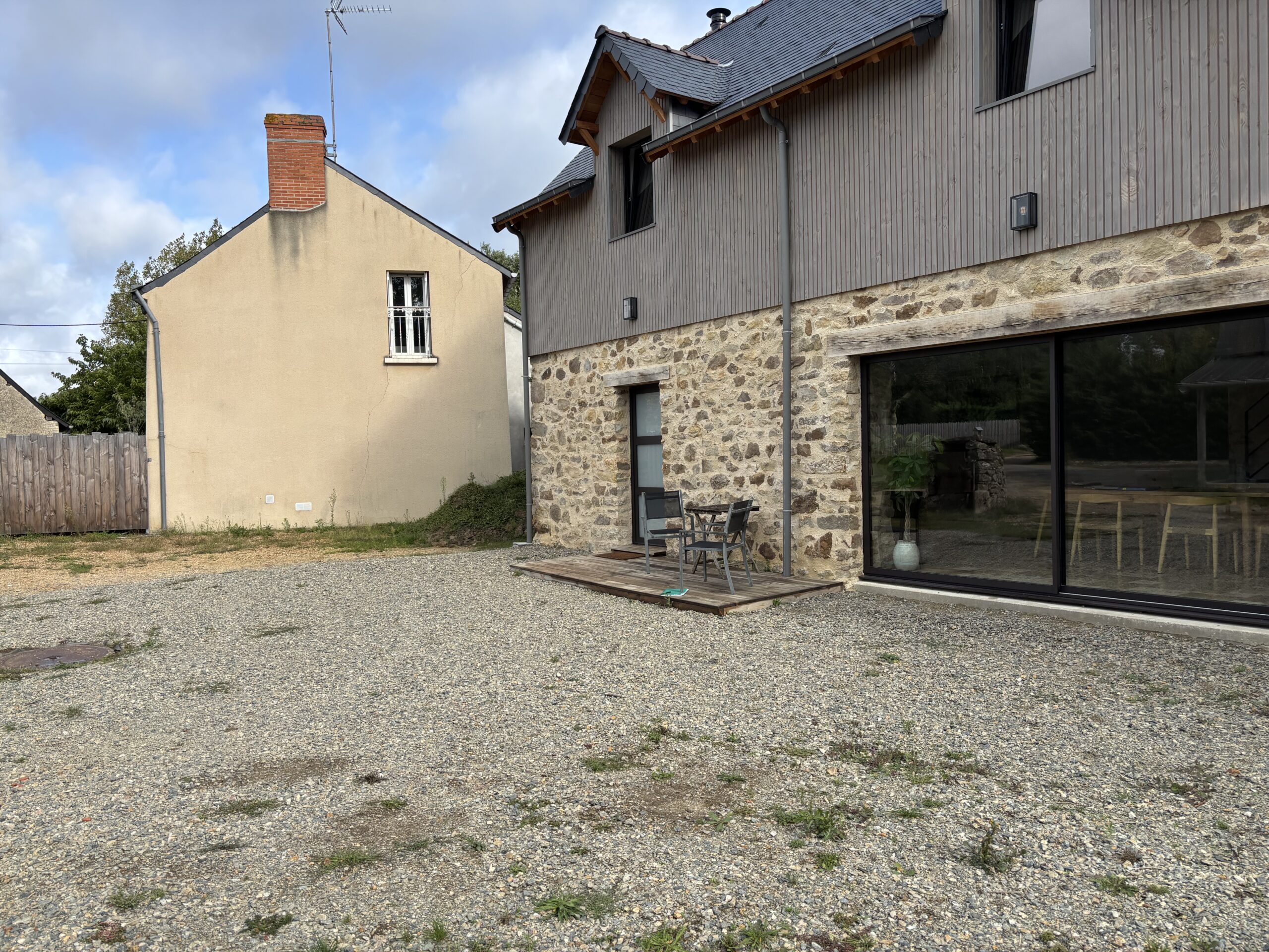 Aménagement extérieur à Tiercé