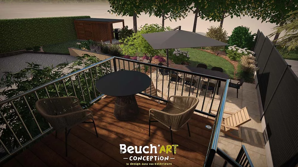 Aménagement d’un jardin à Candé Aménagement d'un jardin à Candé