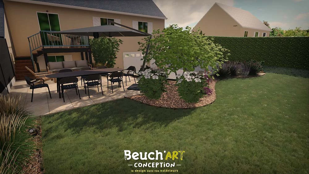 Aménagement d’un jardin à Candé Aménagement d'un jardin à Candé