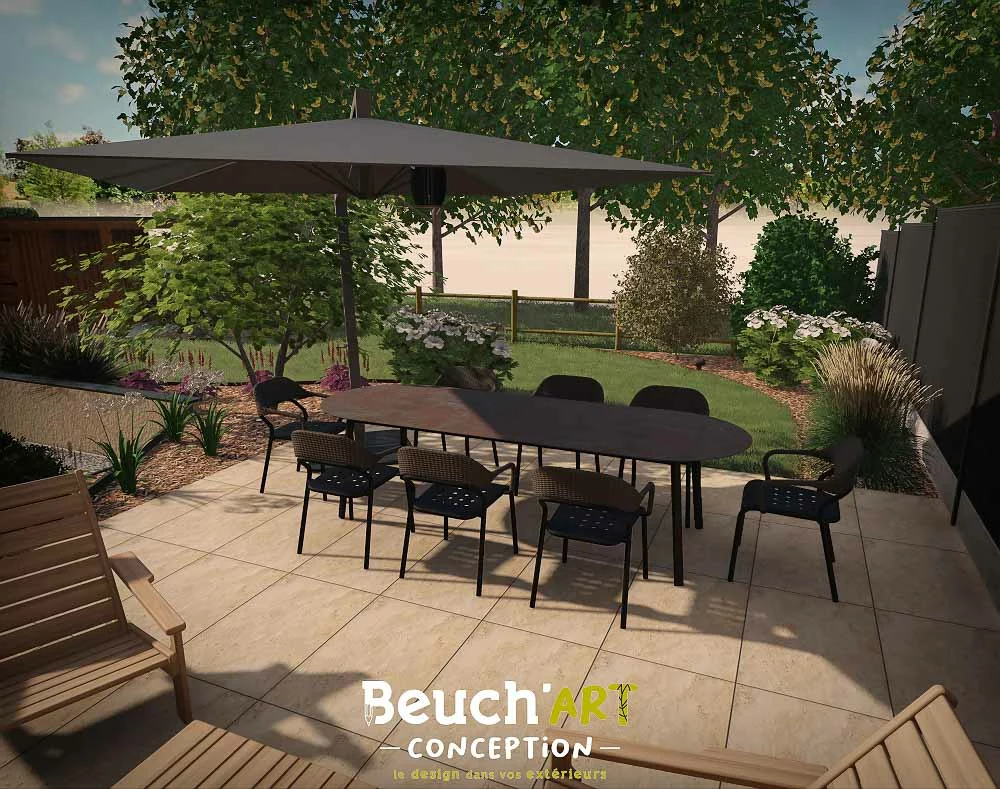 Aménagement d'un jardin à Candé