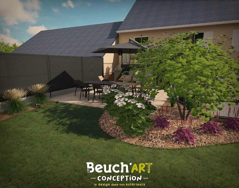 Aménagement d'un jardin à Candé