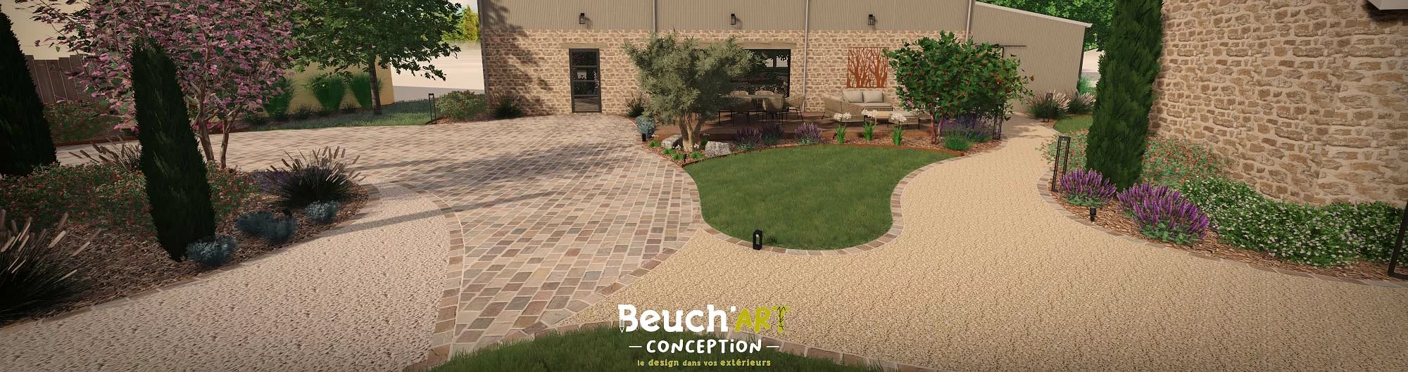 Aménagement extérieur à Tiercé