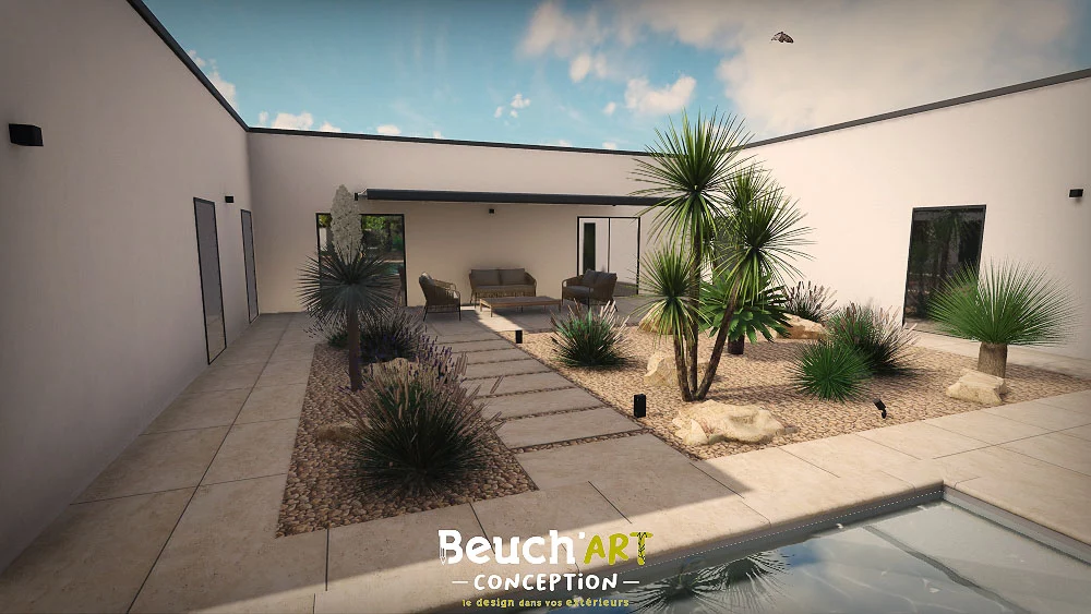 Conception jardin exotique à Craon 29 Conception jardin exotique à Craon en Mayenne