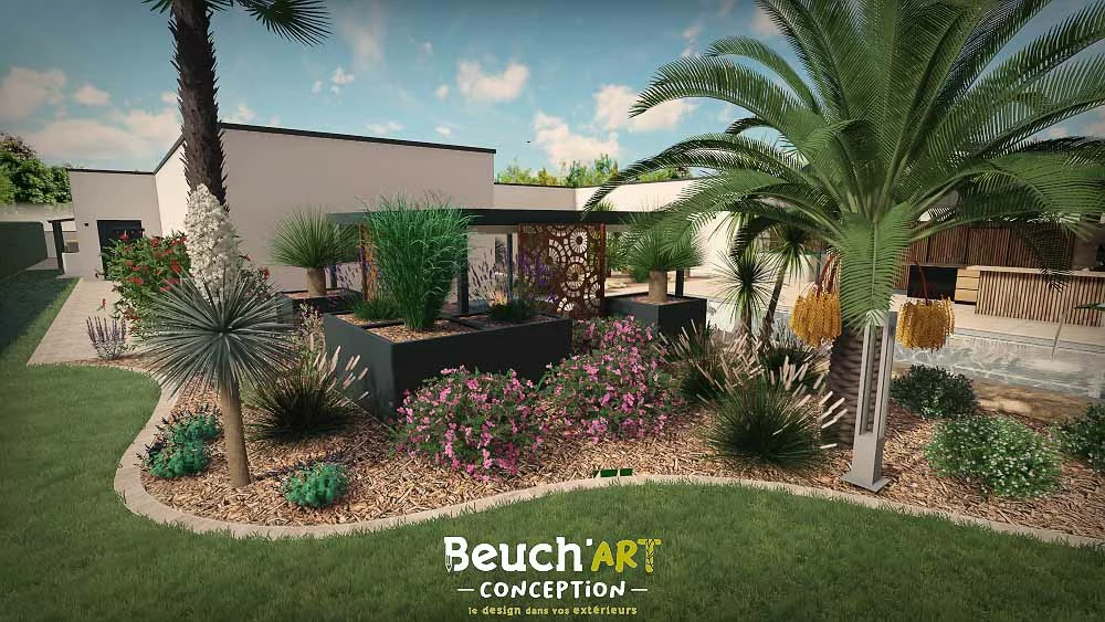 Conception jardin exotique à Craon en Mayenne Conception jardin exotique à Craon en Mayenne