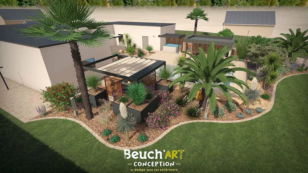 Conception jardin exotique à Craon en Mayenne Conception jardin exotique à Craon en Mayenne