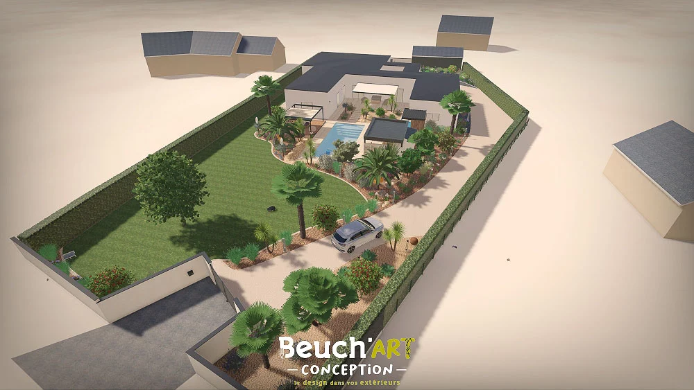 Conception jardin exotique à Craon en Mayenne Conception jardin exotique à Craon en Mayenne