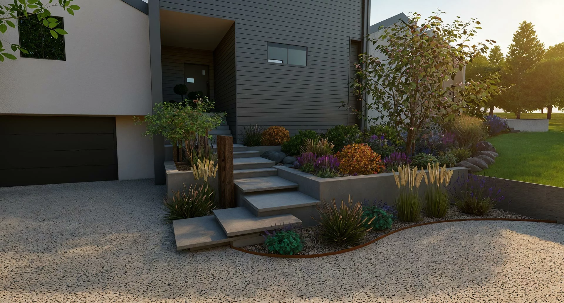 Conception de jardin en 3D à Angers