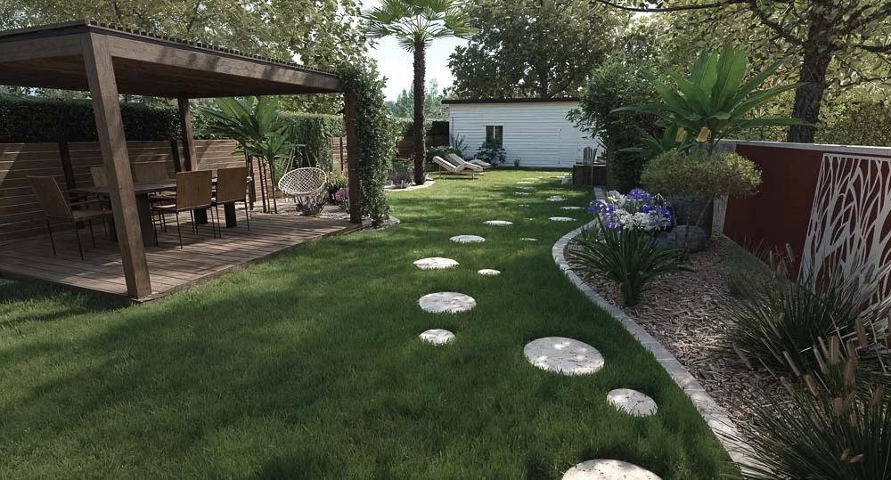 conception de jardin 3D