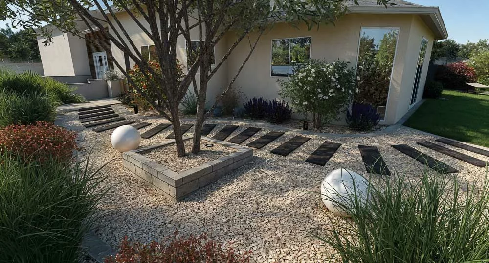 conception de jardin 3D