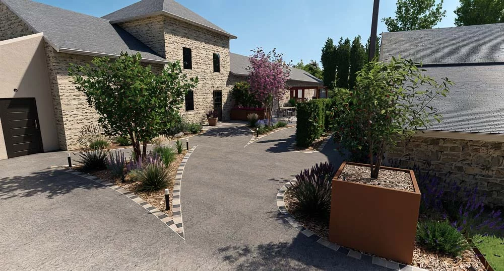 conception de jardin 3D