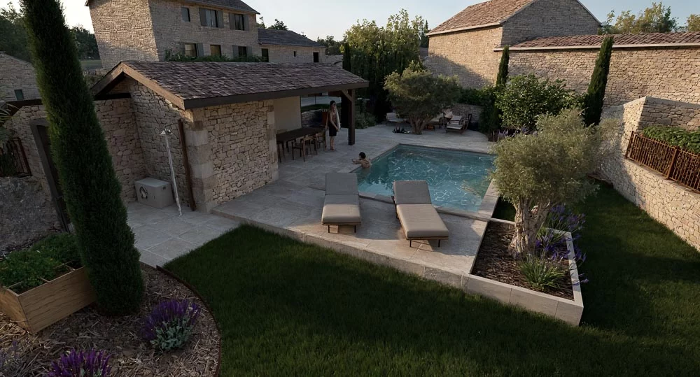conception de jardin 3D